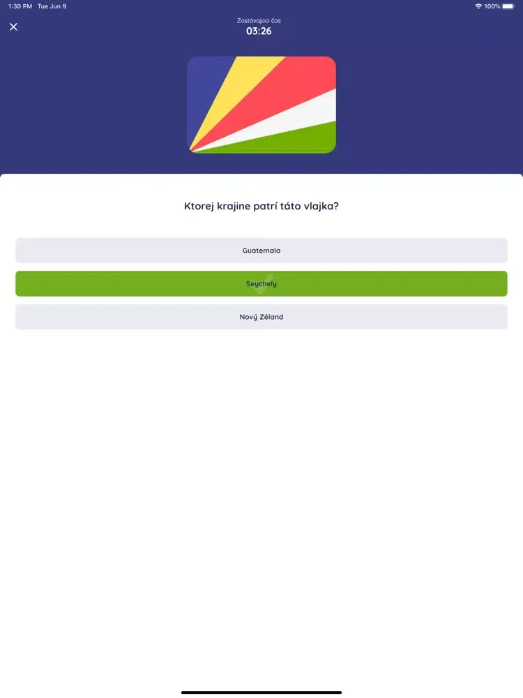 Screenshot di Q-Vlajky iPad 