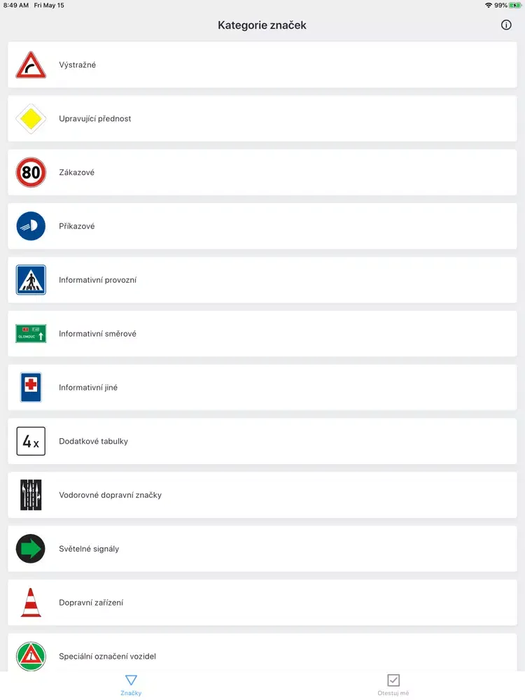 Q-Značky CZ iPad  Screenshots
