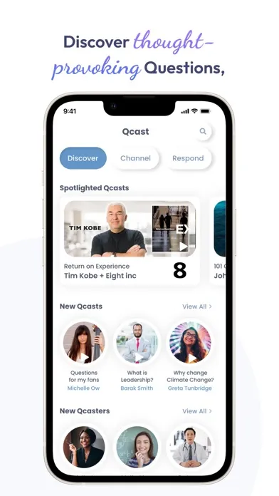 Capturas de pantalla de Qcast