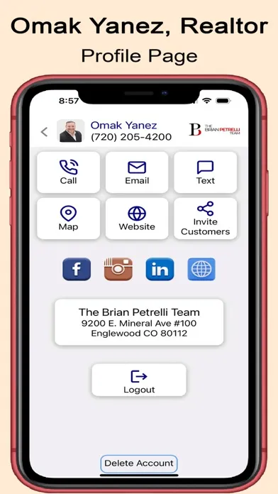 Ảnh chụp màn hình của Omak Yanez, Realtor