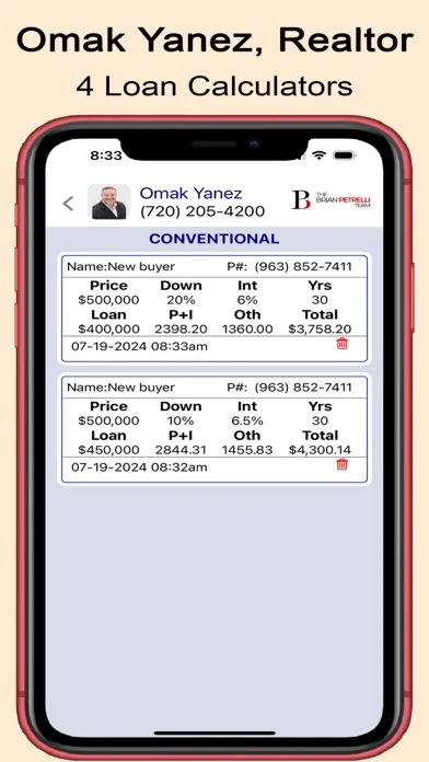 Ảnh chụp màn hình của Omak Yanez, Realtor
