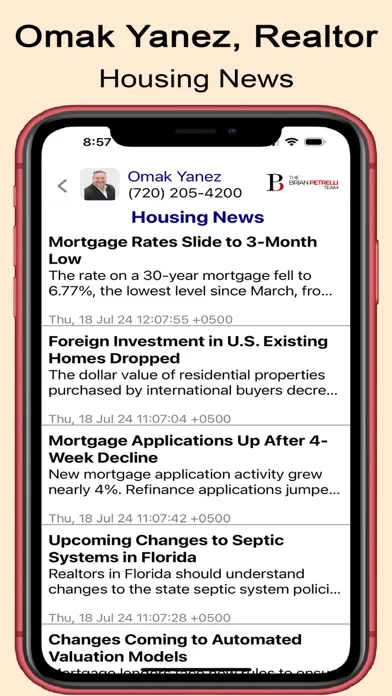 Ảnh chụp màn hình của Omak Yanez, Realtor