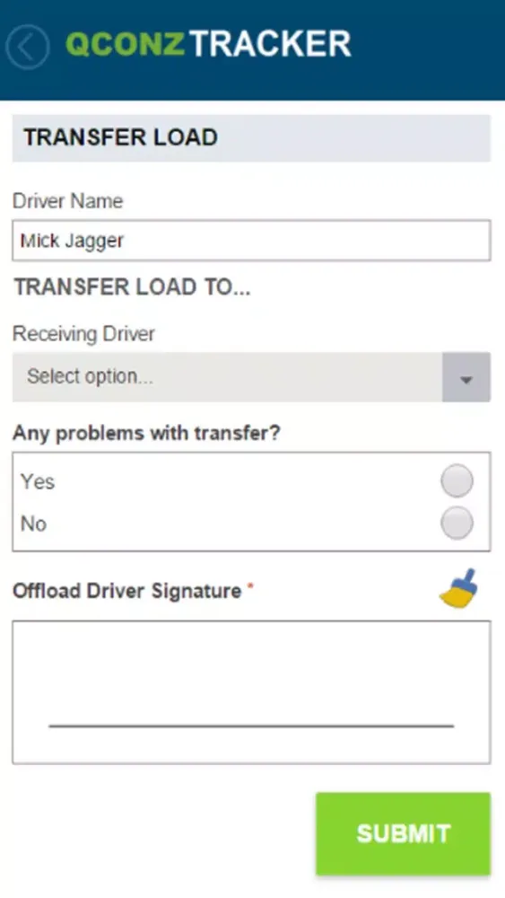 Tangkapan skrin QconzTracker