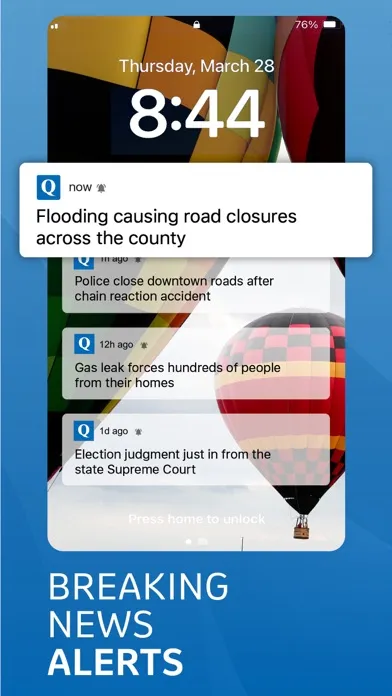Screenshot di QCTimes