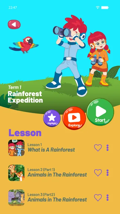 Tangkapan layar Q-dees Kids App
