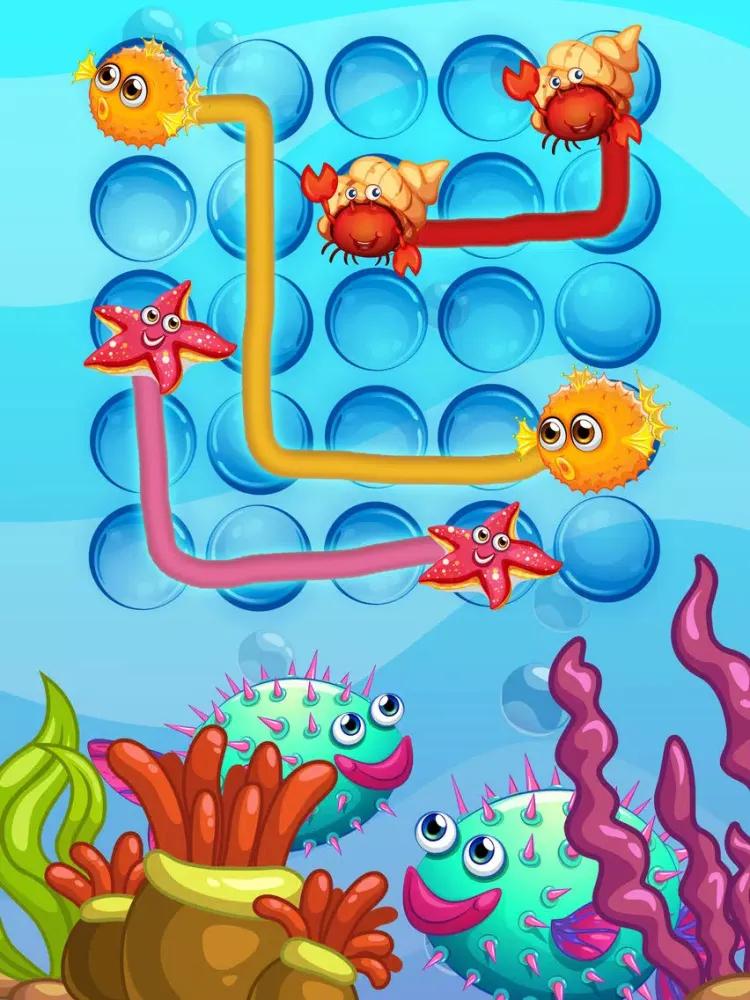 Screenshot di Connect the Sea Animals Puzzle Games iPad 