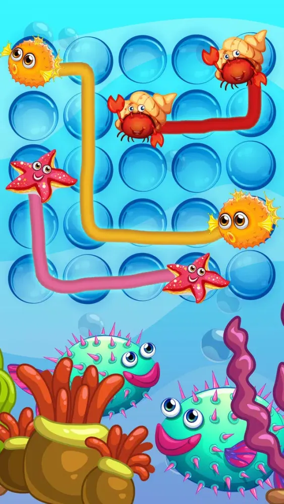 Screenshot di Connect the Sea Animals Puzzle Games
