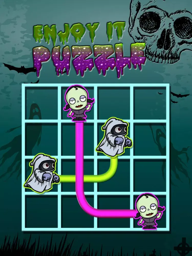 Link The Walking Zombie & Undead Puzzle iPad  Screenshots