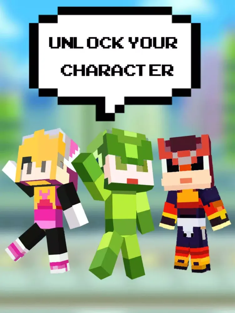 تصاویر Mega Heroes Crossy Block Games iPad 