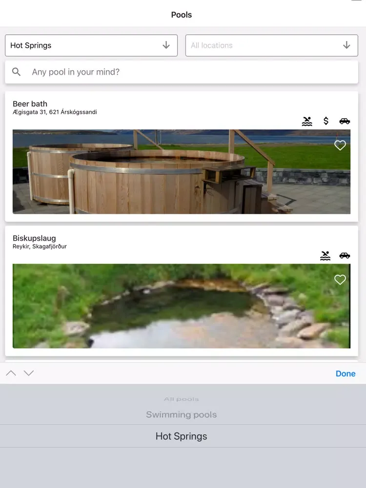 Iceland Hotsprings Pro iPad  Ekran Görüntüleri