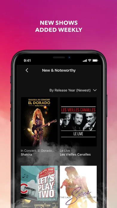 Qello: Watch Concerts & Docs應用截圖