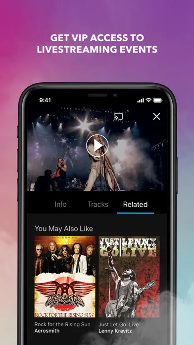 Qello: Watch Concerts & Docs應用截圖