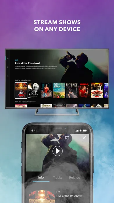 Qello: Watch Concerts & Docs應用截圖