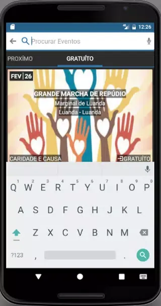 Capturas de pantalla de Q-Eventos Mobile