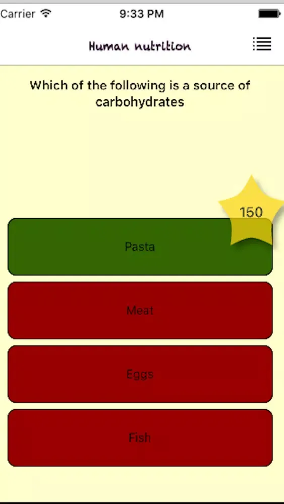 Screenshot di QuickFire Biology Lite