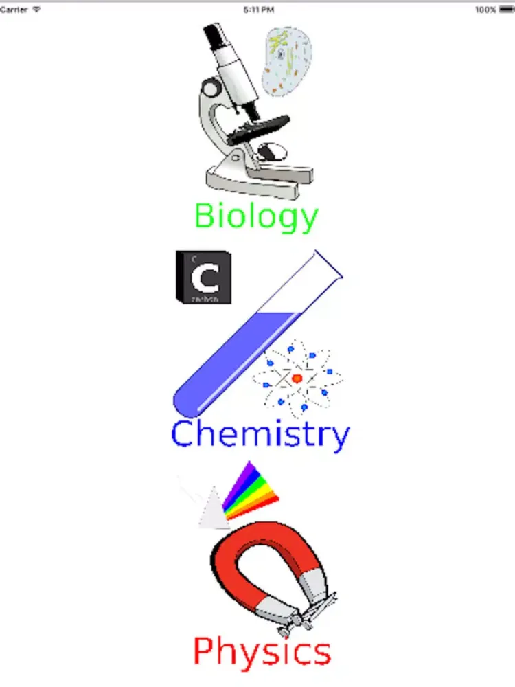 QuickFire Science iPad  Ekran Görüntüleri