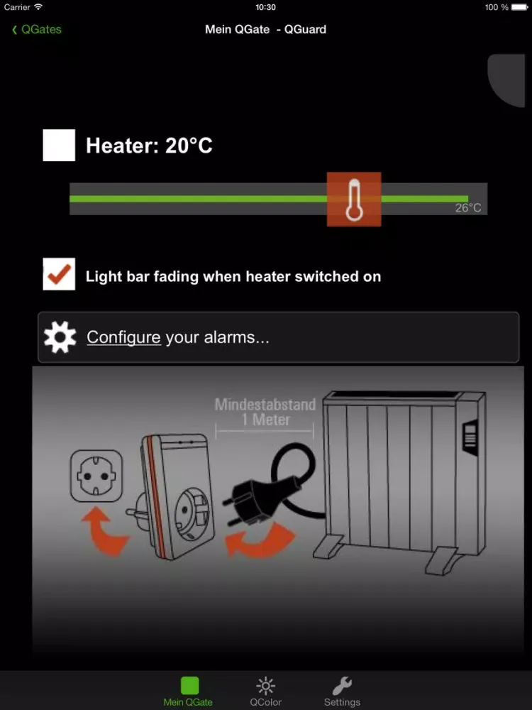 QGuard - Personal Mobile Alarm System iPad  স্ক্রিনশট