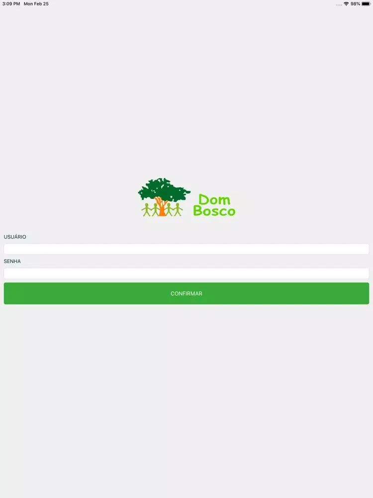 Tangkapan layar Colégio Dom Bosco App iPad 