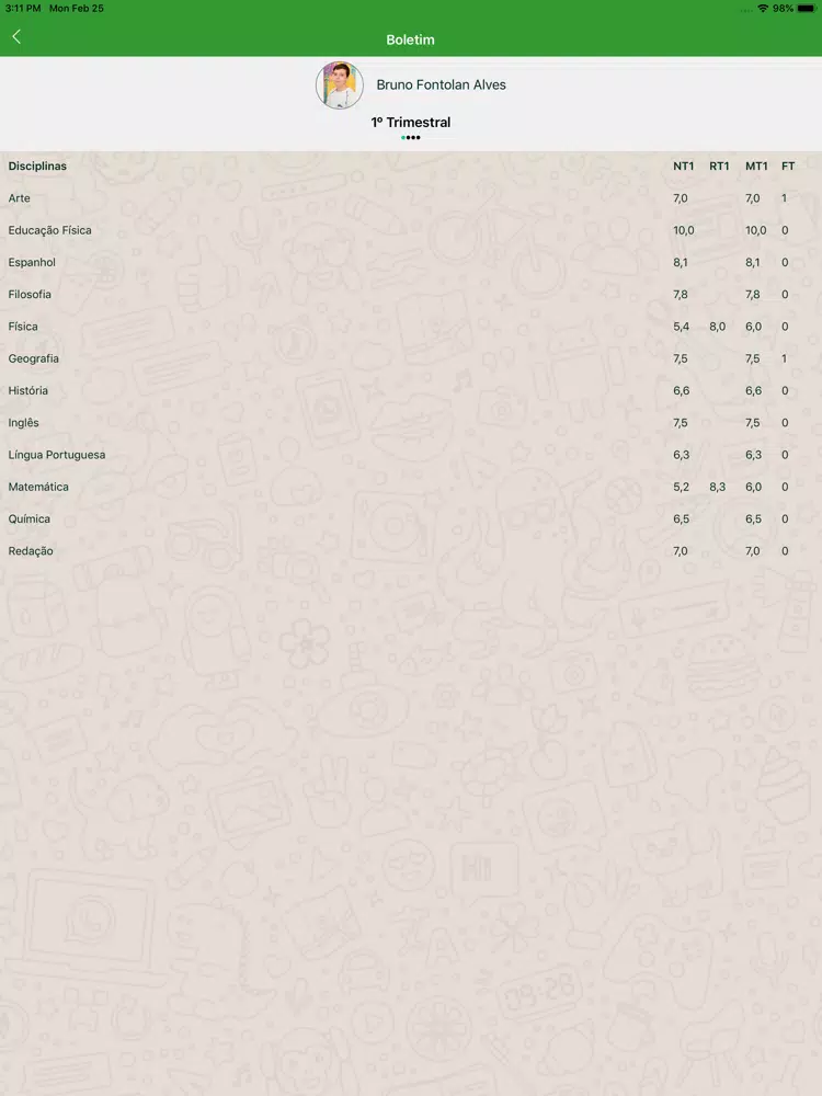 Colégio Dom Bosco App iPad  Screenshots