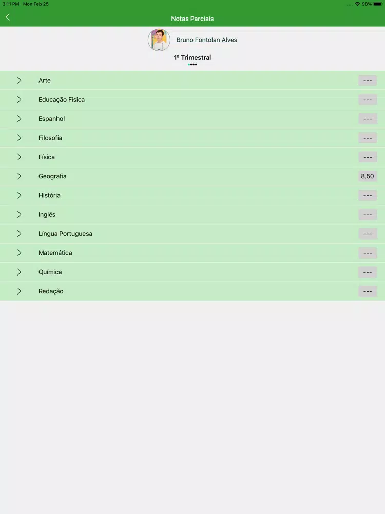 Colégio Dom Bosco App iPad  Screenshots
