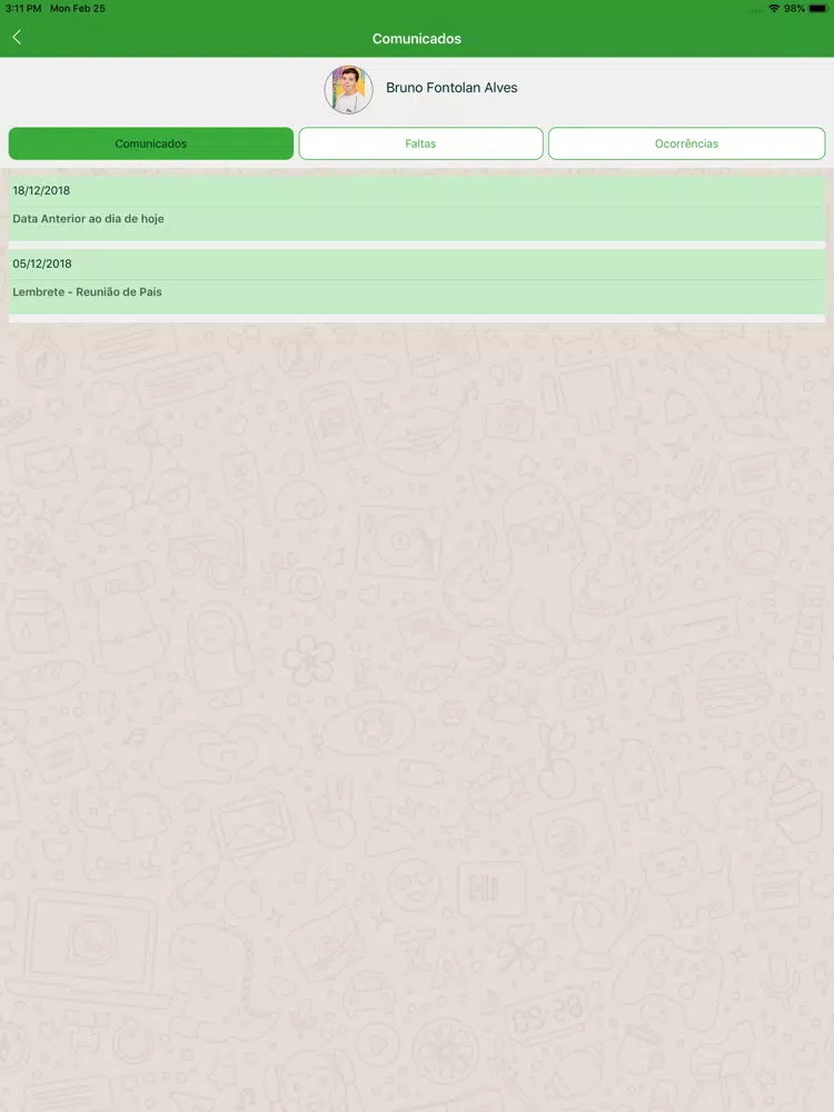 Colégio Dom Bosco App iPad  Screenshots