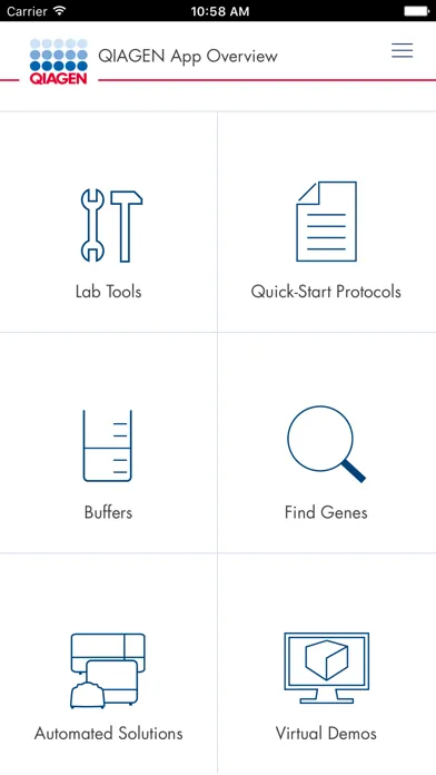 QIAGEN App Screenshots
