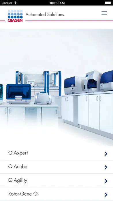 QIAGEN App Screenshots