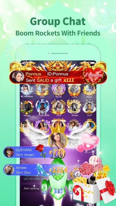 Captures d'écran de Hilo-Group Chat&Video Connect