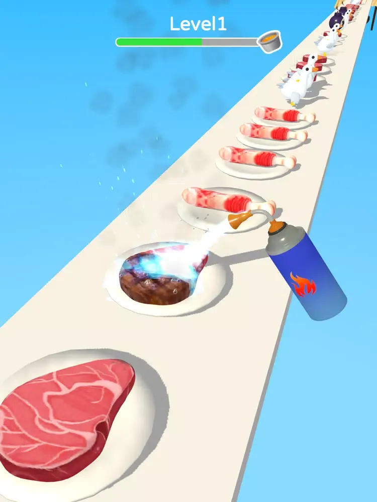 Capturas de tela do Grill Master 3D iPad 