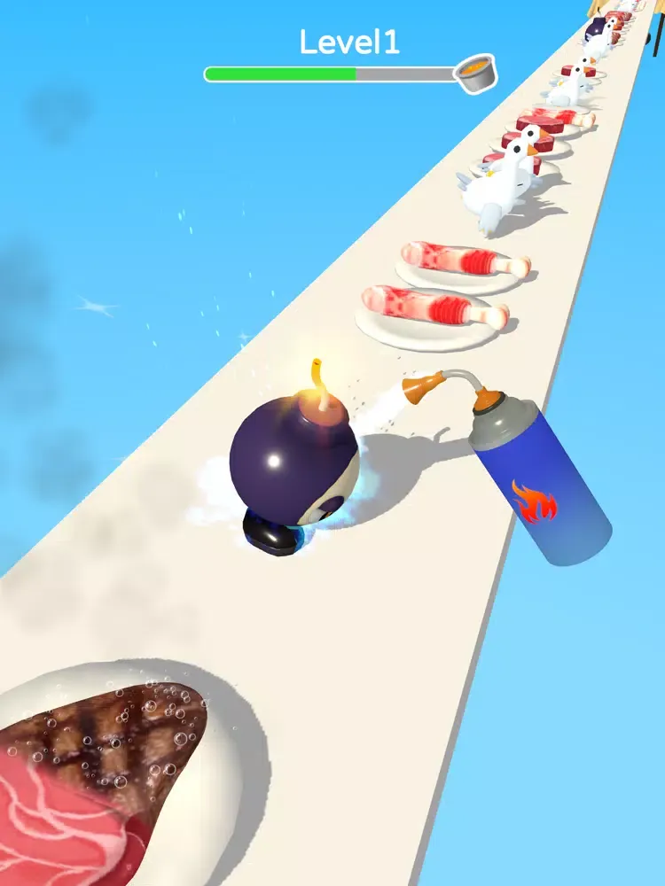 Capturas de tela do Grill Master 3D iPad 