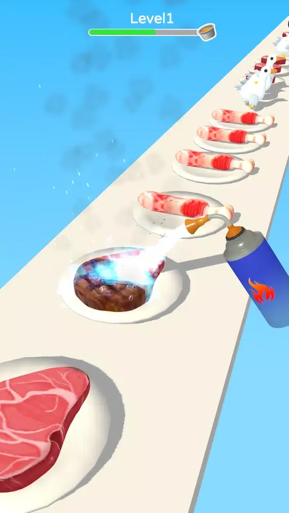 Capturas de tela do Grill Master 3D