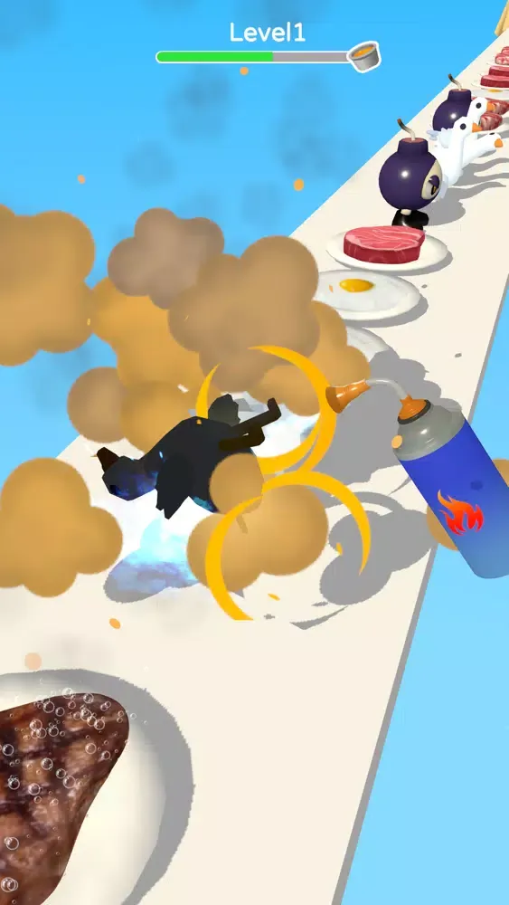 Capturas de tela do Grill Master 3D