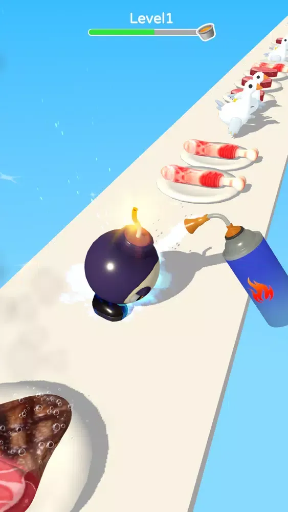 Capturas de tela do Grill Master 3D