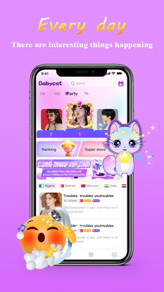 BabyCat -Group Voice Chat Screenshots