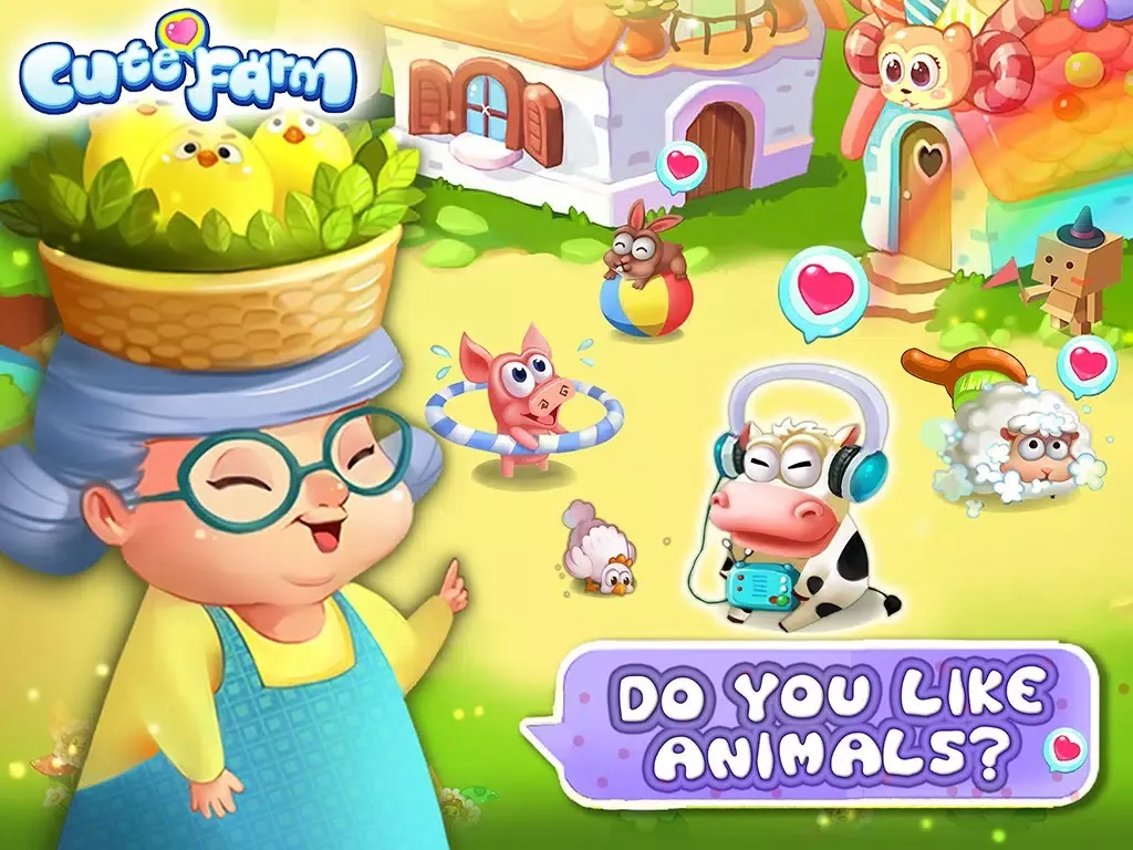 Cute Farm iPad  Ekran Görüntüleri