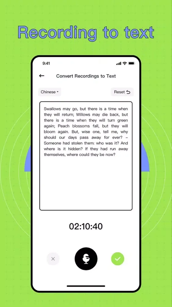 Voice Recorder&Audio memos App Screenshots
