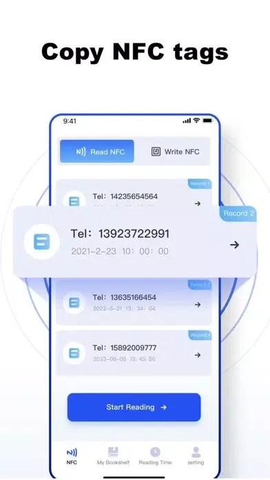 Zrzuty ekranu NFC Tools-Card Reader&Writer