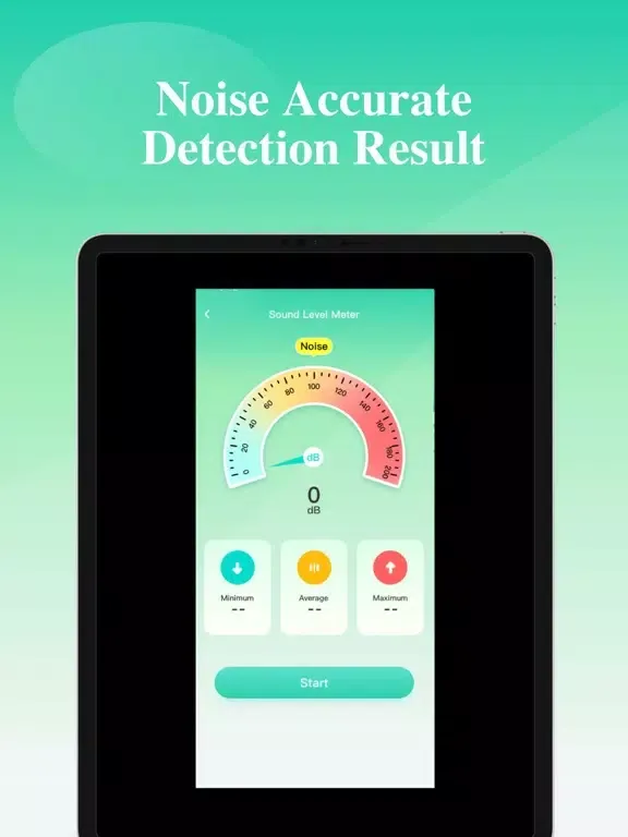 Tangkapan skrin Decibel Meter - Noise Meter iPad 