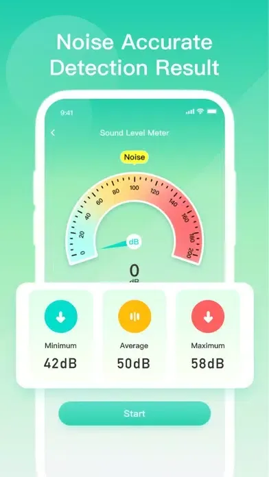 Tangkapan skrin Decibel Meter - Noise Meter
