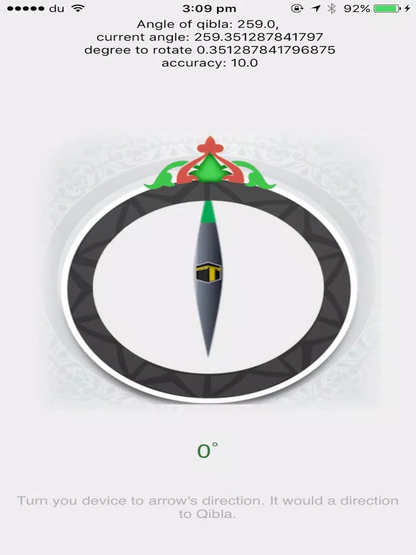 Qibla Direction Finder Pro iPad  Screenshots