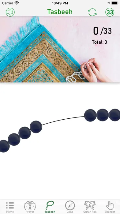 Capturas de tela do Qibla Direction - Prayer times