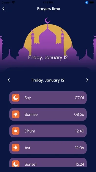 ภาพหน้าจอของ Muslim LifePro