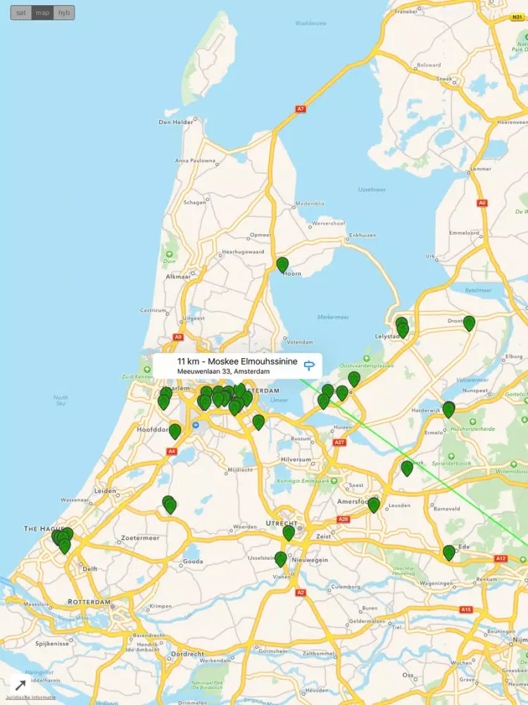 Tangkapan skrin KIBLA PLUS ● MOSLIM GEBEDSTIJDEN ● VOLLEDIG ADHAN ● MEKKA KOMPAS ● MOSKEEEN MET ROUTE iPad 