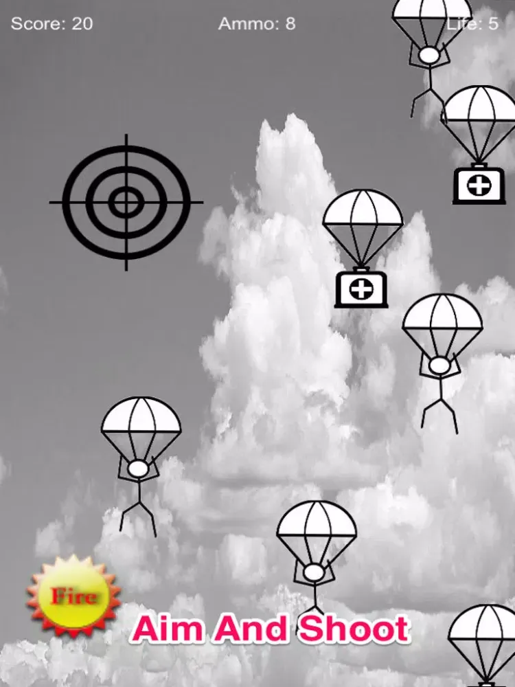 ภาพหน้าจอของ Aiming And Shooting 2: Stickman Sniper Battle Free iPad 