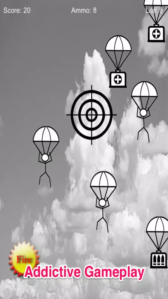 ภาพหน้าจอของ Aiming And Shooting 2: Stickman Sniper Battle Free