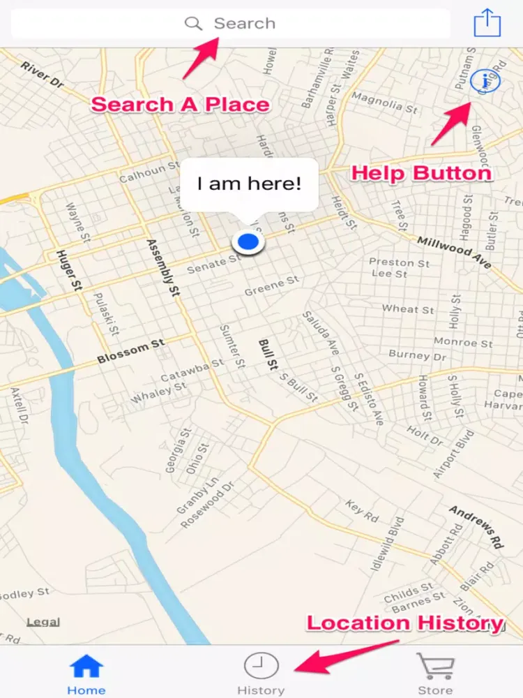 Tangkapan layar Fake GPS Location Changer iPad 