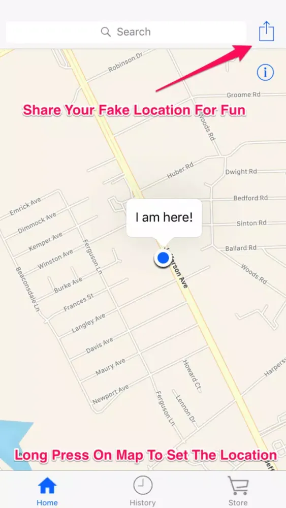 Tangkapan layar Fake GPS Location Changer