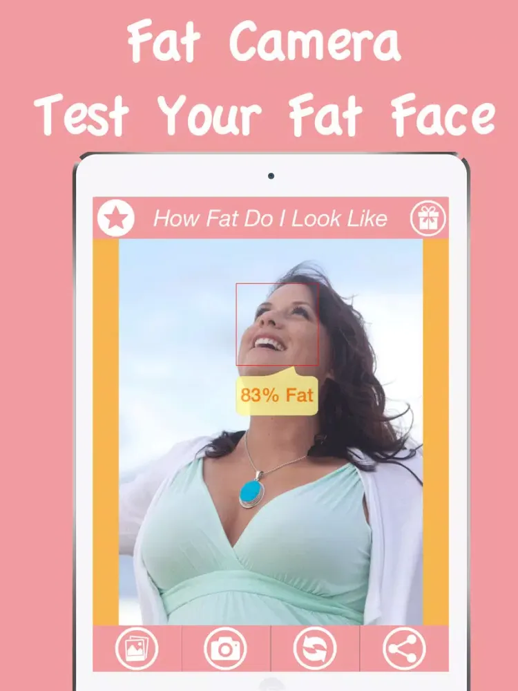 Screenshot di Fat Camera Plus Free App - Guess Fitness On You Challenged Face Photo iPad 