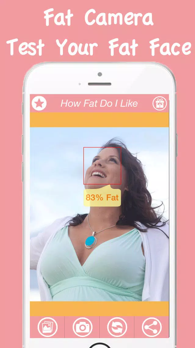 Fat Camera Plus Free App - Guess Fitness On You Challenged Face Photo سکرین شاٹس