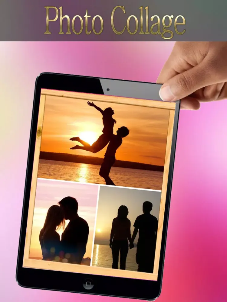 Capturas de pantalla de Photo Joiner Free App - You Pic Collage & Image Frame iPad 